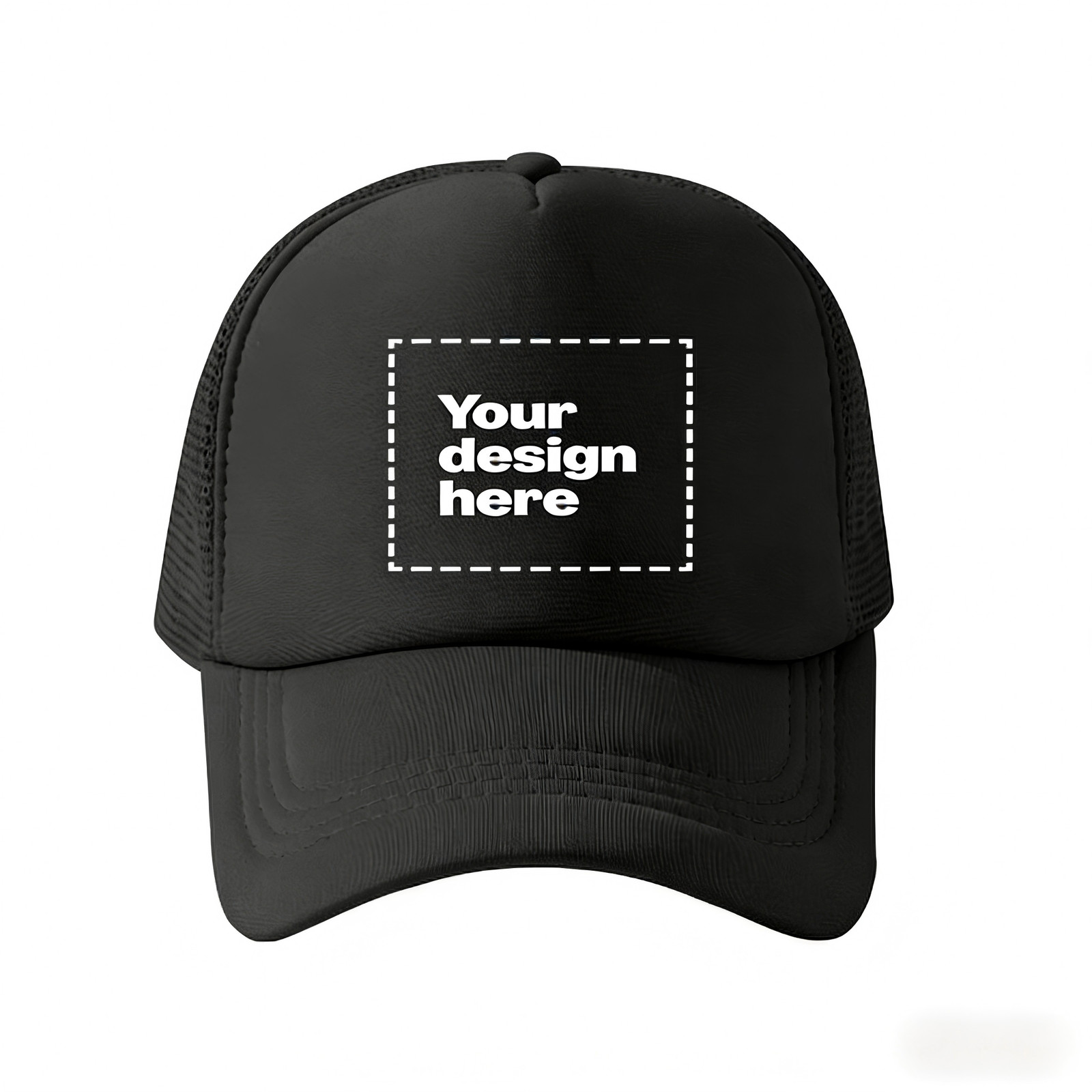 Custom Photo Logo Text Trucker Hat Personalized Adjustable Mesh Cap US Fast Ship