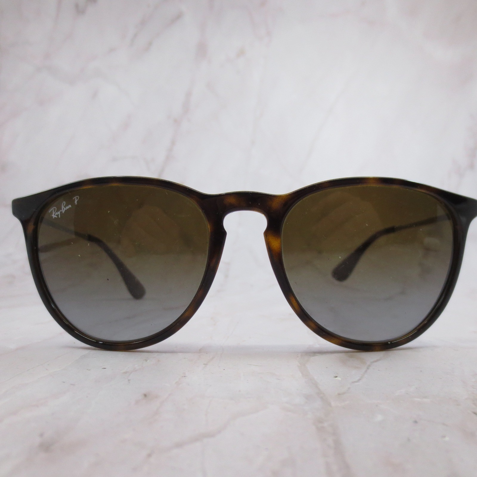 Ray-Ban Erika RB4171 710/T5 Tortoise Polarized Sunglasses Mens 54mm Italy