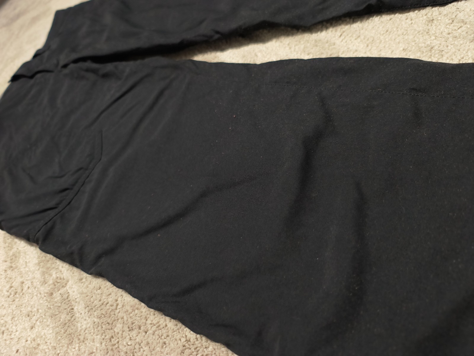Eddie Bauer Men’s Tech Pant 34×30 Fleece Lined 2-Way Stretch Black