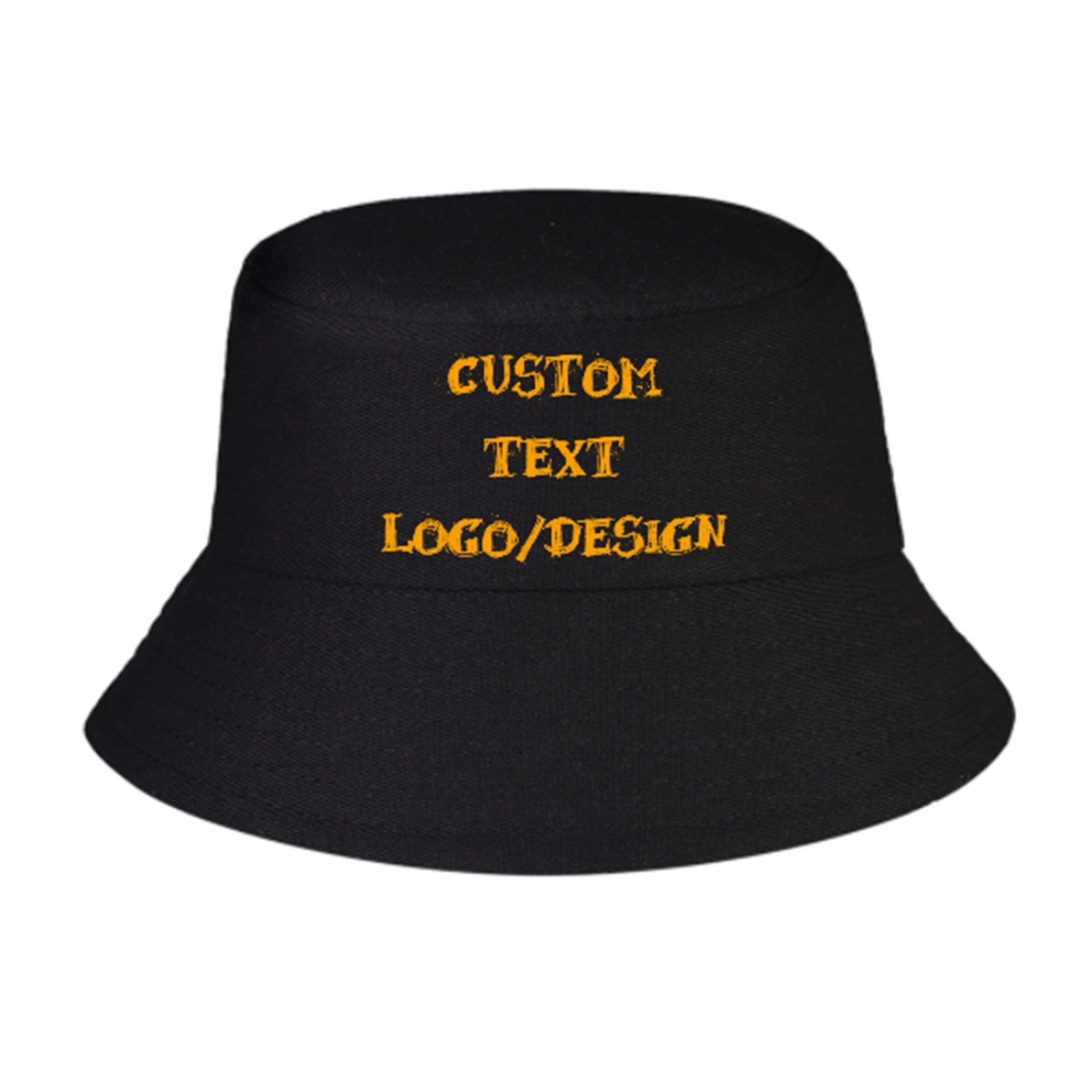 Personalized Unisex Bucket Hat Custom Text Logo Image Fisherman Hat One Size