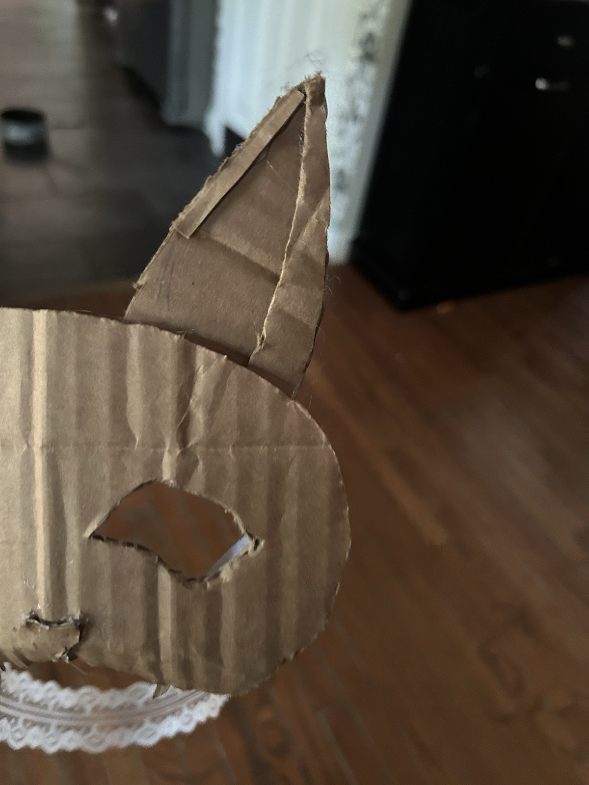 Homemade Mask Base Cat Or Bunny Made Of Cardboard DMM Me On Here!