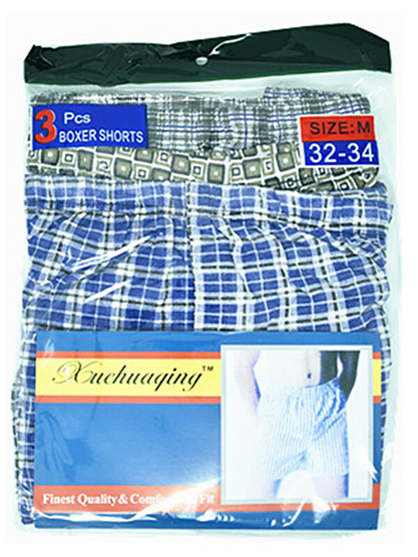 3-12 Pack Mens Boxer Briefs Plaid Cotton Underwear Shorts Trunk Size M-2XL