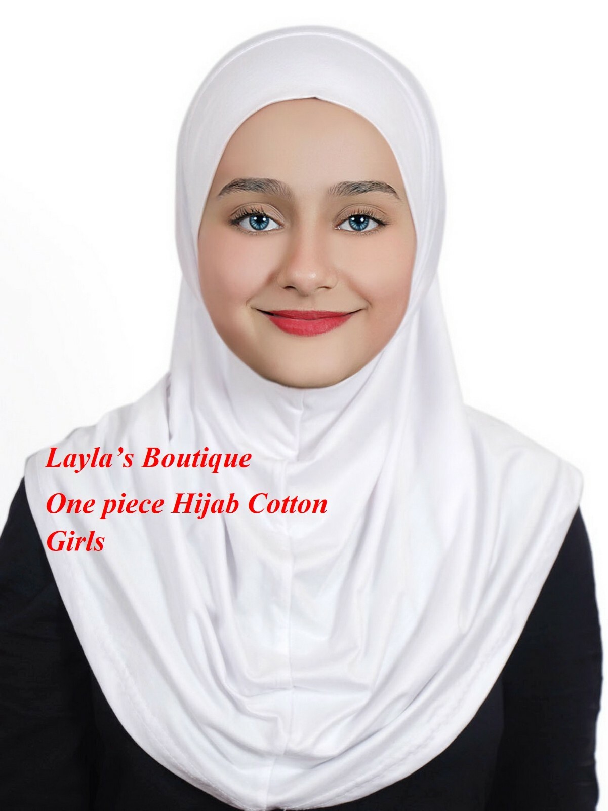 Girls Hijab One Piece Cotton Standard Kids Al-Amira Hijabs1 pc hijab
