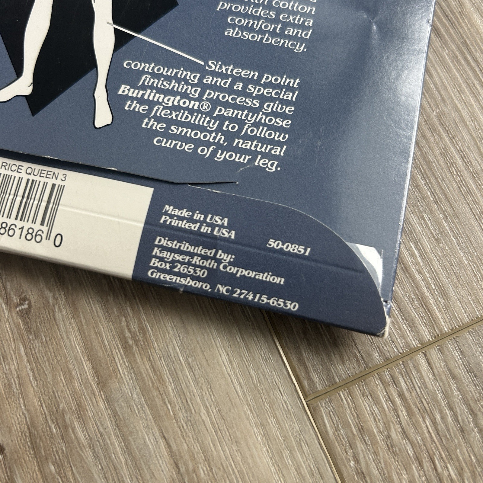 Burlington Pantyhose Classic Full Figure Queen 3 Wild Rice V86