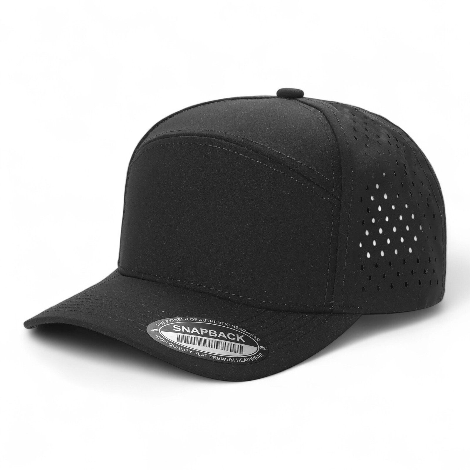 Baseball Cap Snapback Adjustable Laser Vented 7 Panel Waterproof Visor Hat Mens