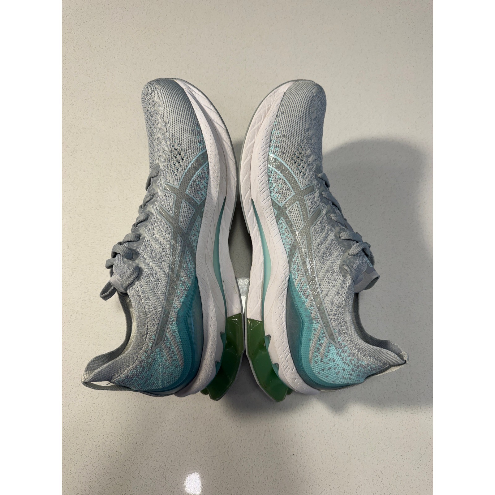 ASICS Gel-Kinsei Blast Womens 11 Grey Blue Shoes 1012B068 No Insoles