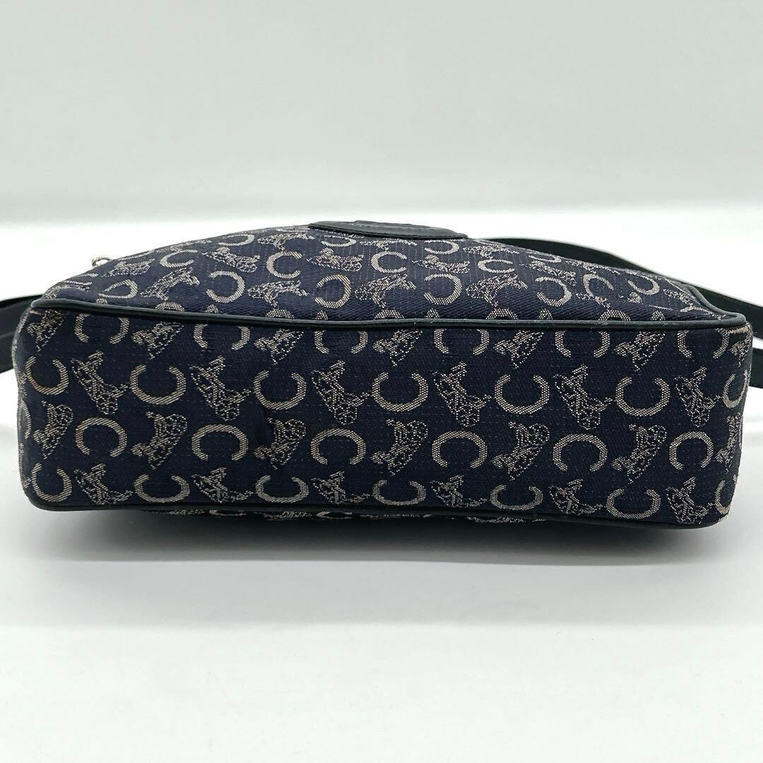 Celine C Macadam Crossbody Bag Navy Sally Camera Bag Logo Vintage From Japan