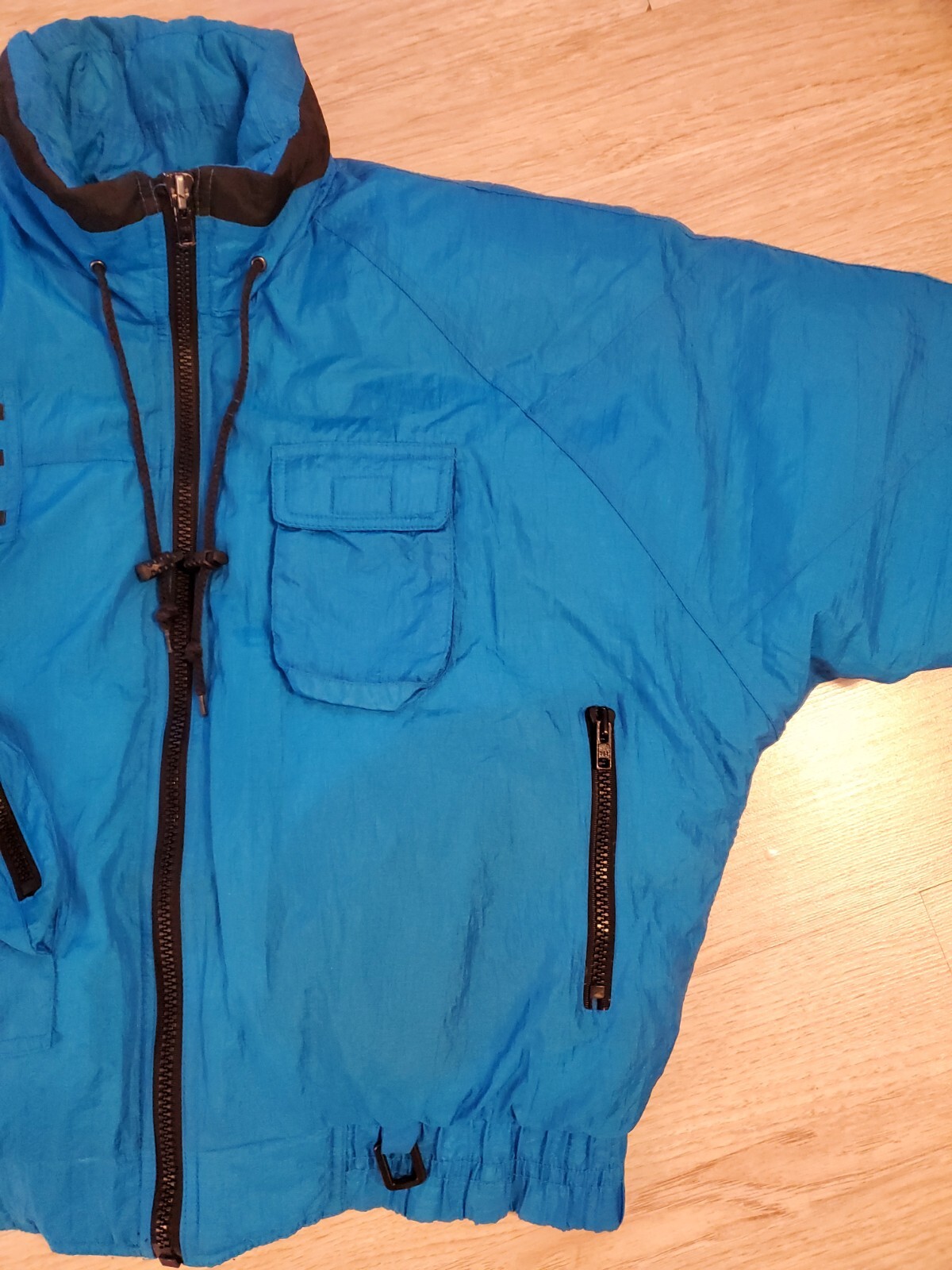 Adult M Jonathan Stone Glacier Shield Feather Down Puffer Ski Jacket Teal Vtg