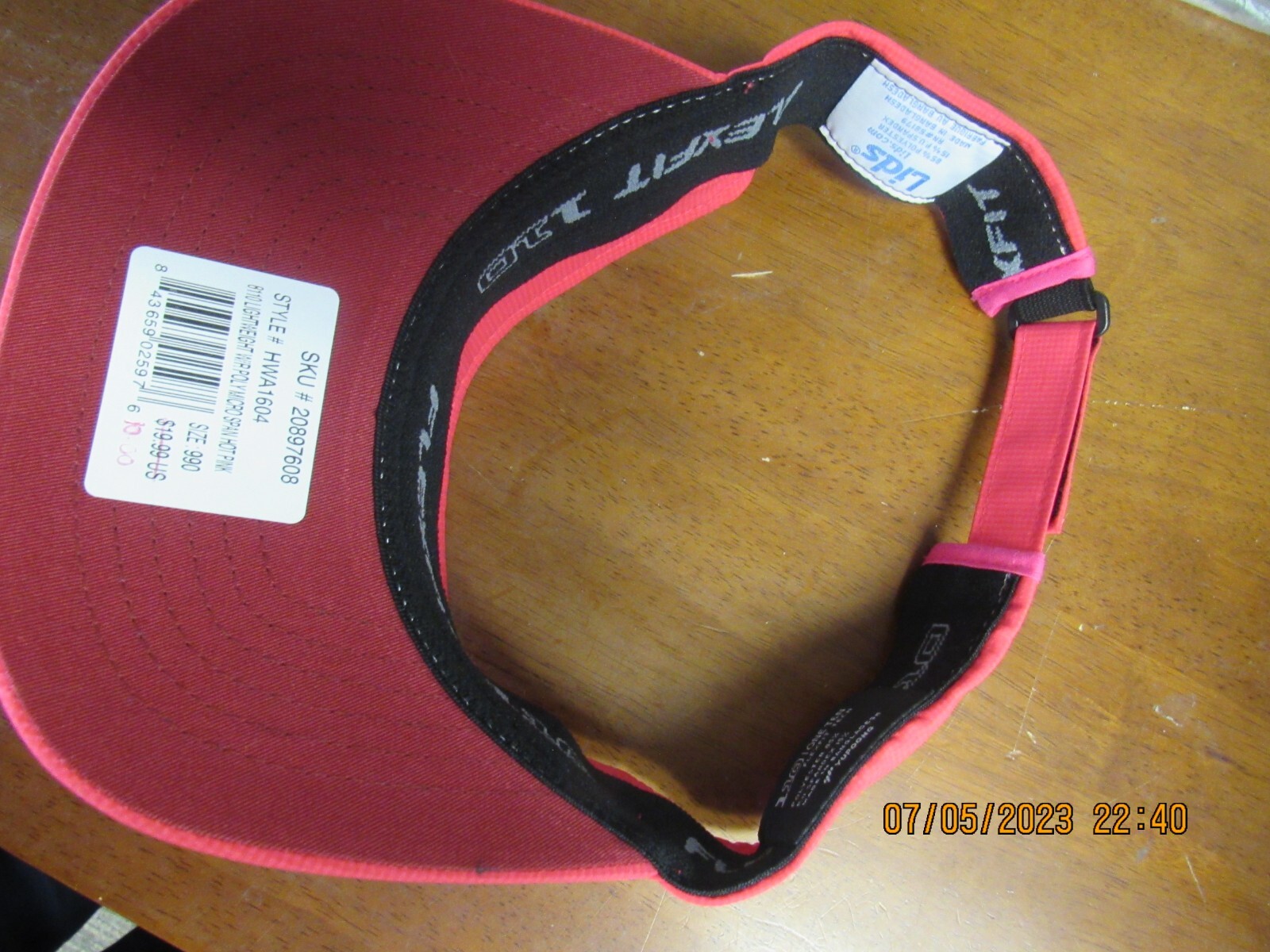 FlexFit Tech ONE Ten Unisex Blank Adjustable Pink
