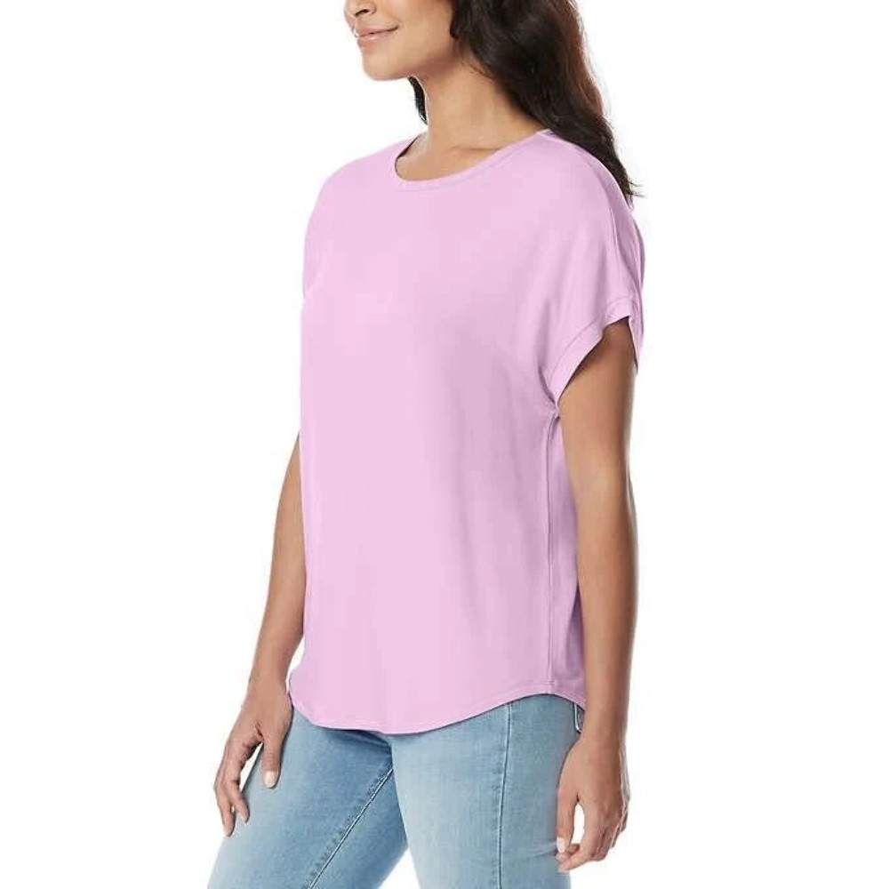 Buffalo David Bitton Women’s Short Sleeve Top Soft French Terry