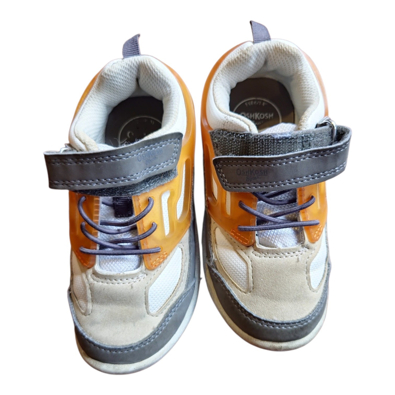 OshKosh B’gosh Carson Atheltic Tennis Shoes Toddler Boys 9m Orange School