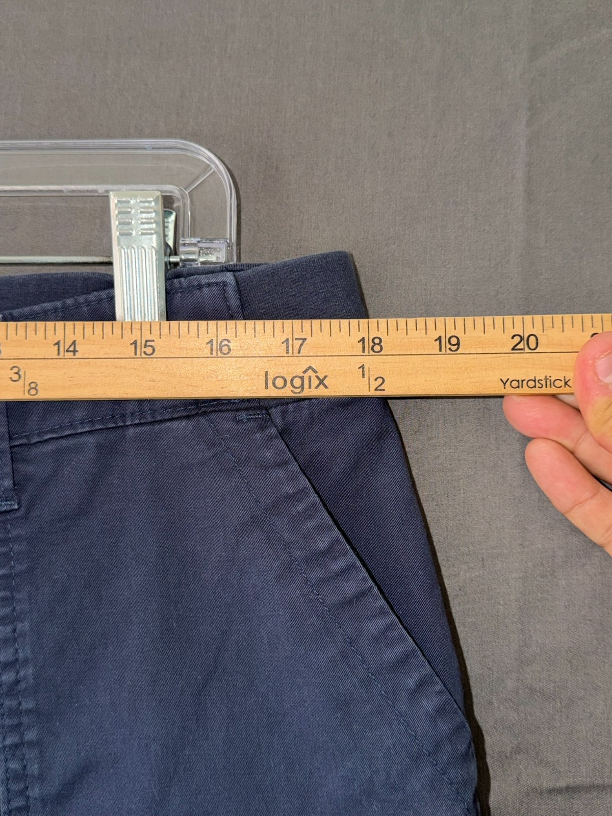 Lee Women’s Cargo Pants 16W Petite Dark Blue 98% Cotton 2% Elastane Utility