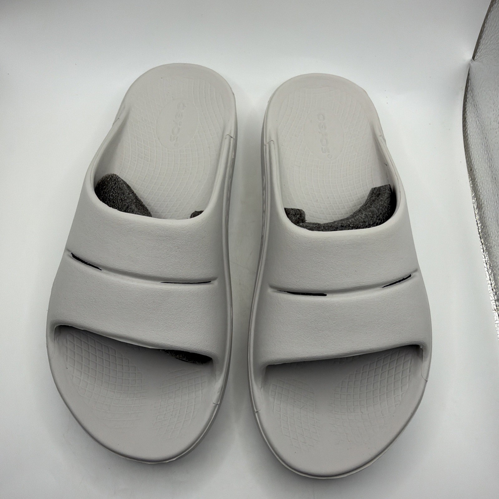 OOFOS OOAHH Nomad Moonstone Sandals EU 41 M8 W10 Recovery Comfort Shoes Unisex