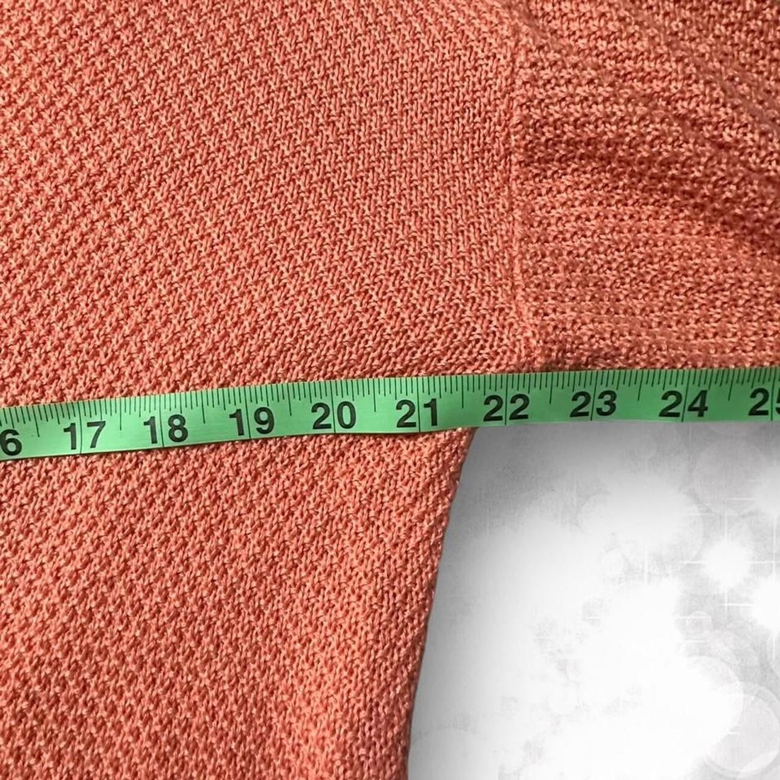Y2k Quarter Button Coral Long Sleeve Textured Top