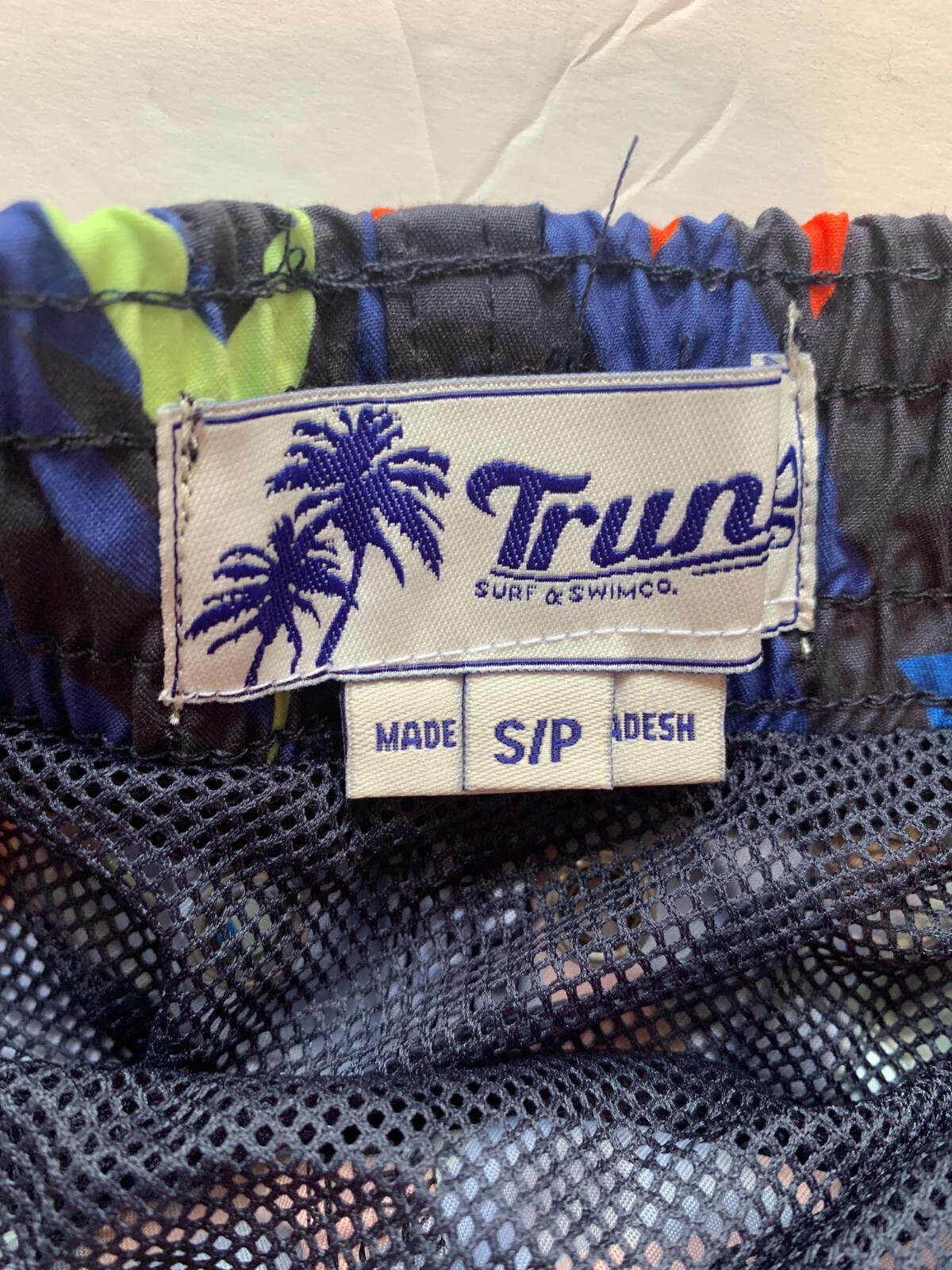 Sand n Sun Swim Trunks Bright Bolt Men’s Size Small NWT