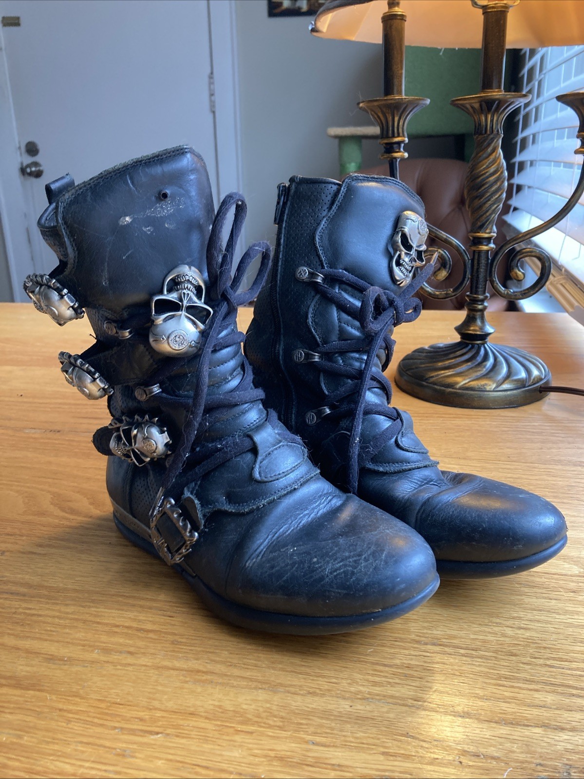 Very Fair New Rock Brand Size Women’s US 6, 36 EU Mid Calf Boots