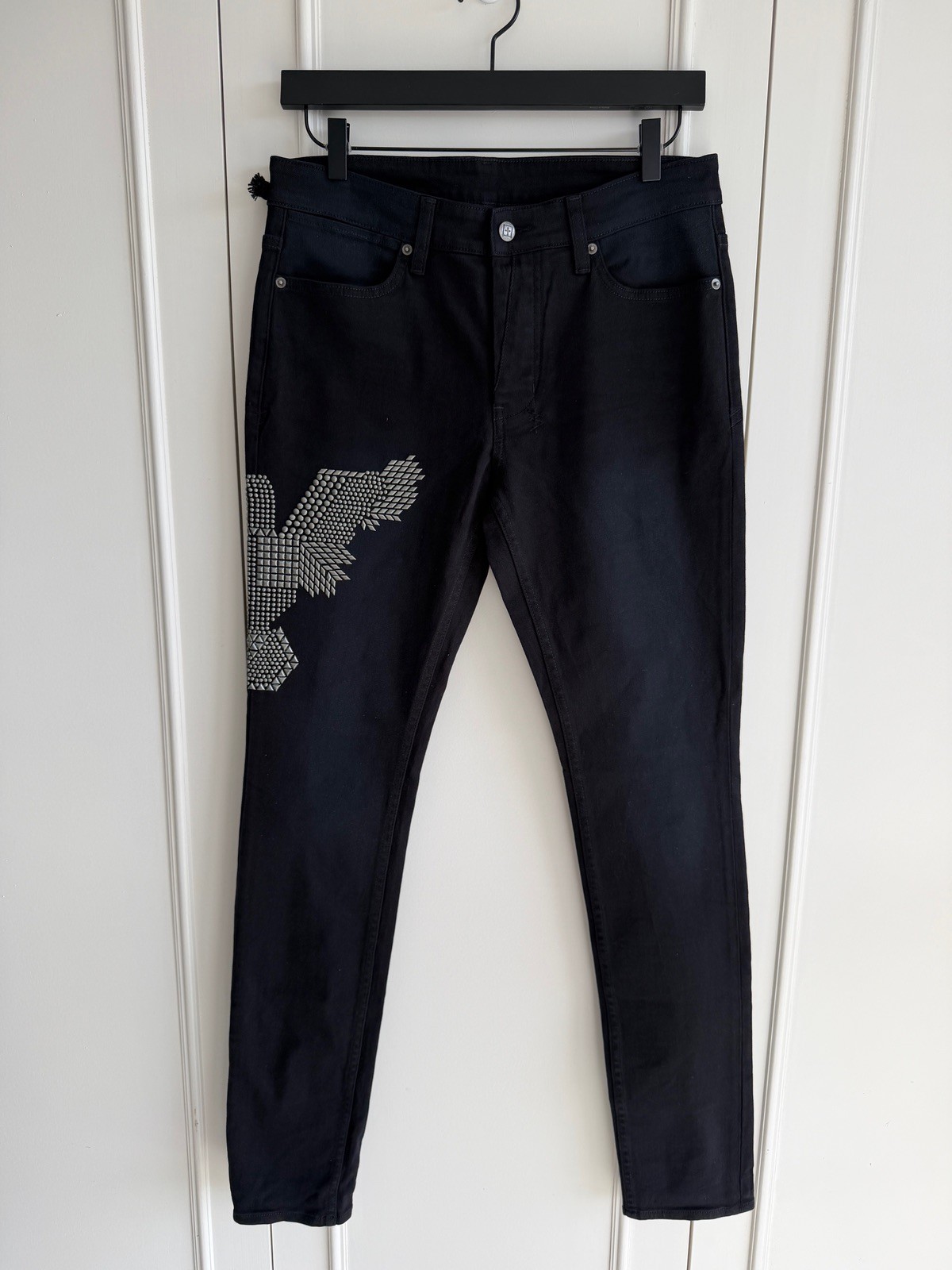 new Ksubi mens jeans van winkle black replica eagle 32