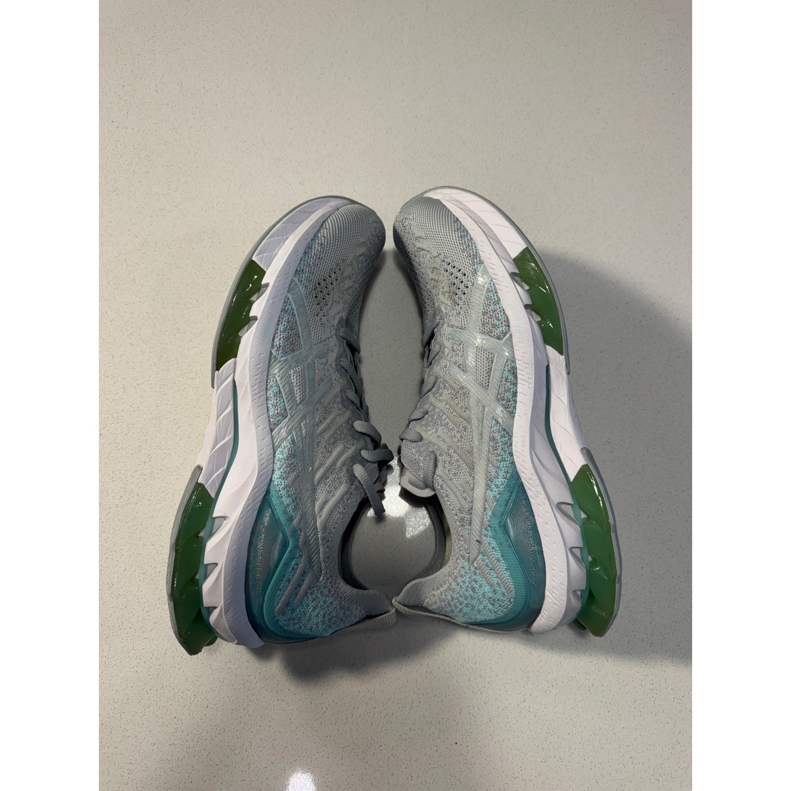 ASICS Gel-Kinsei Blast Womens 11 Grey Blue Shoes 1012B068 No Insoles