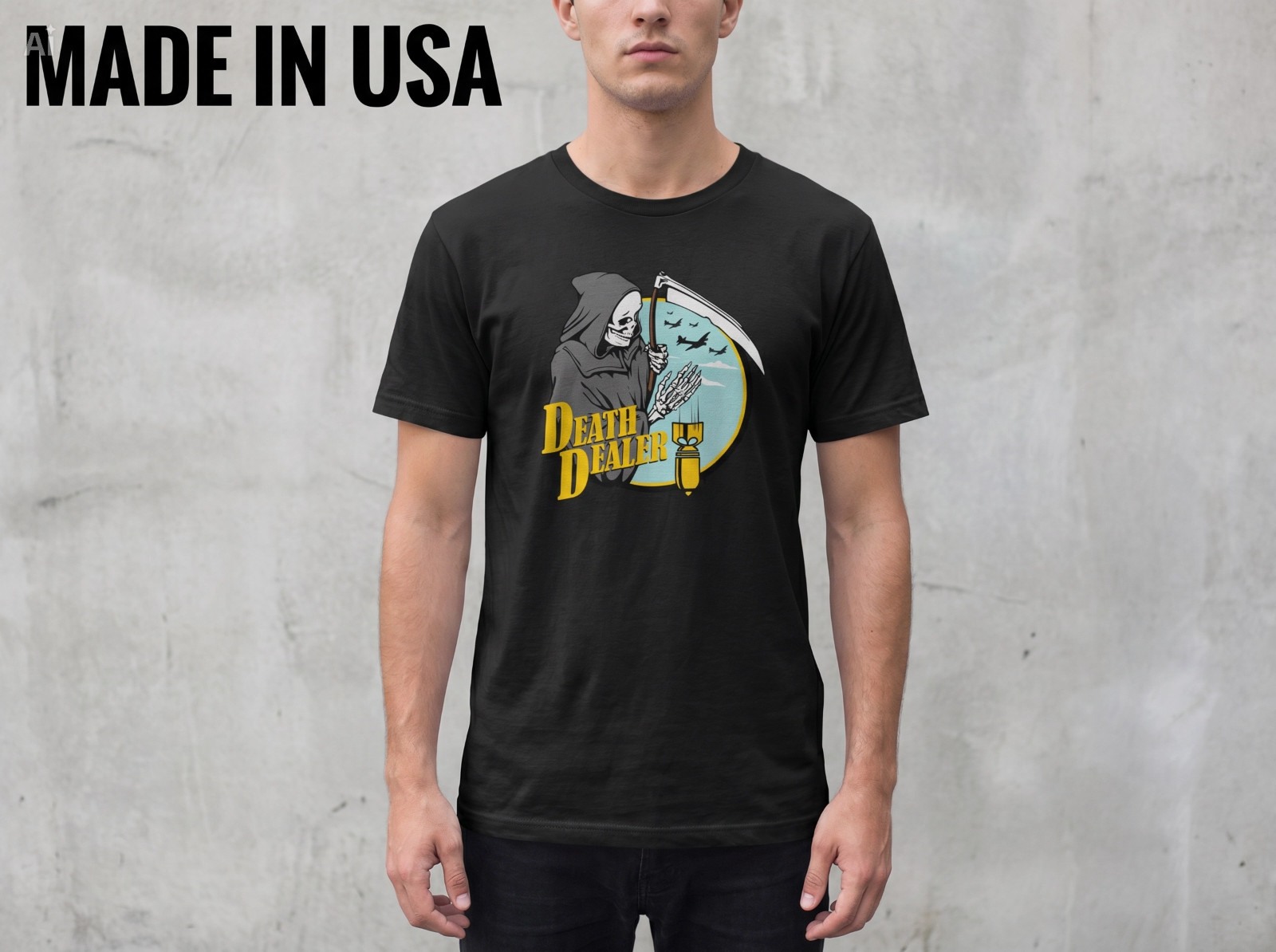 NEW B-17 Flying Fortress Dead Dealer – Unisex SHIRT SIZE S-2XL MADE IN USA