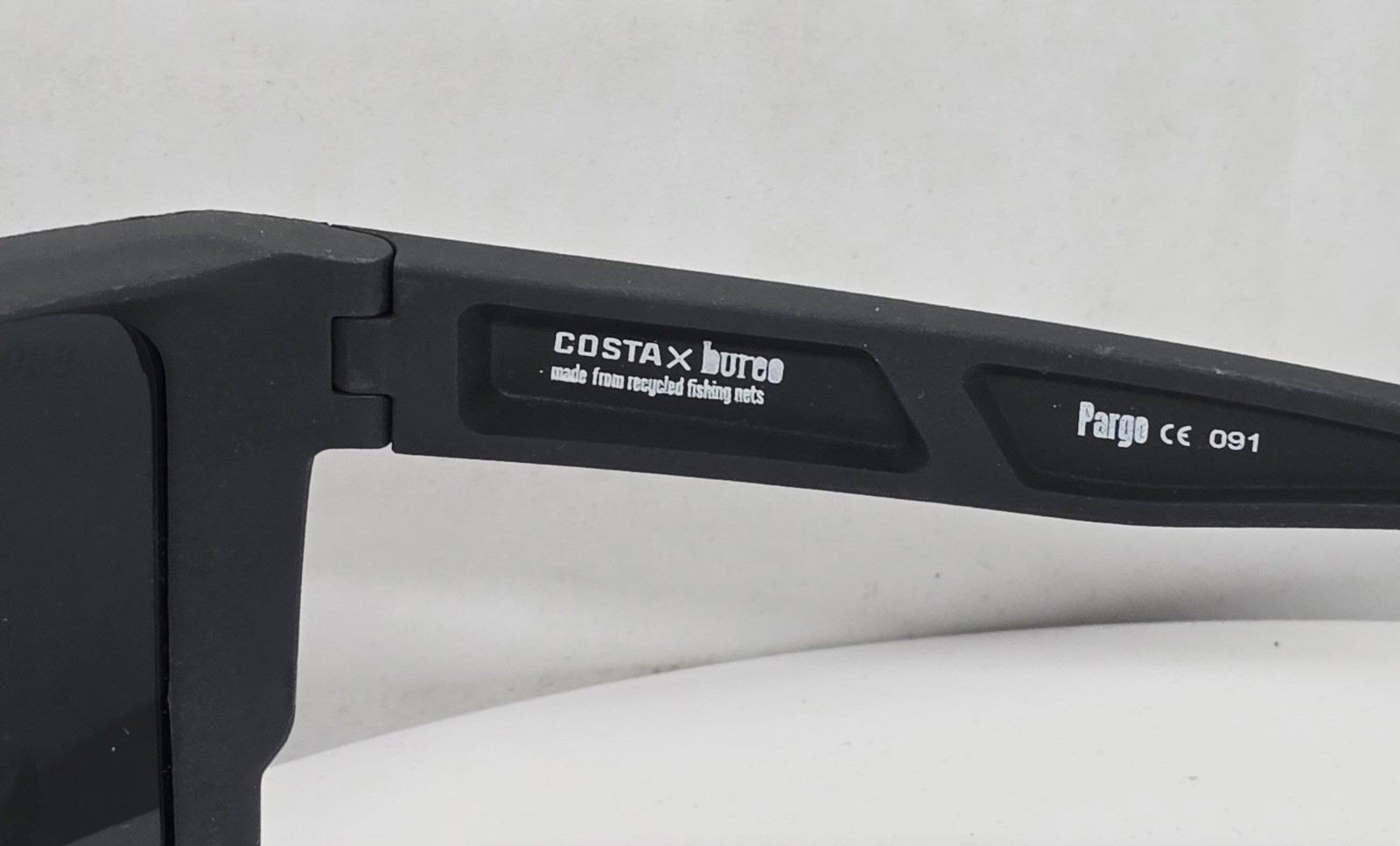 COSTA DEL MAR dark gray/gray PARGO polarized 580G sunglasses NEW IN BOX!