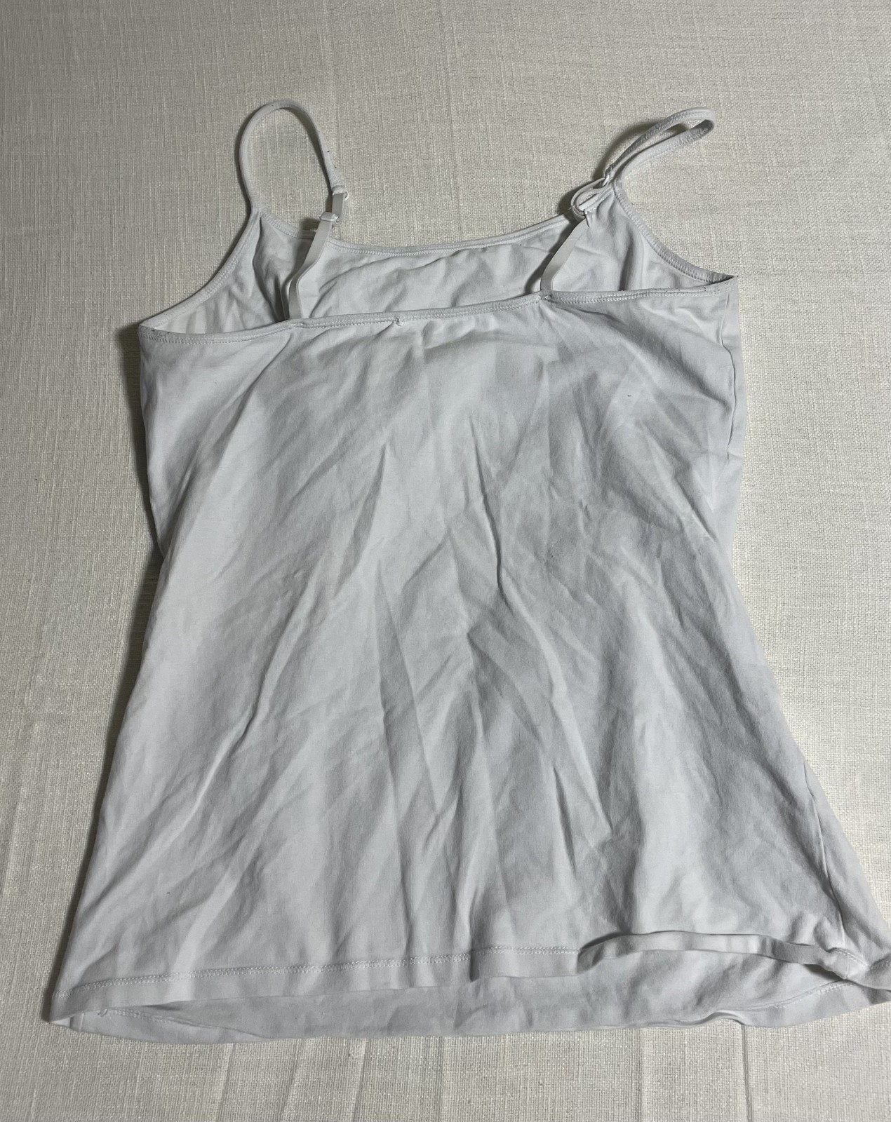 Womens Express White Stretch Bra Cami (Size L)