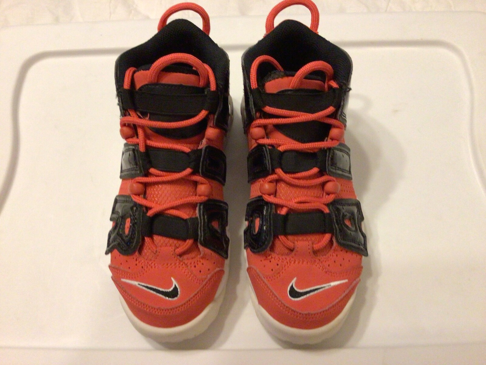Nike Air More Uptempo I Got Next Boy’s Shoes Size 3.5 Y Red Black DV2205-600