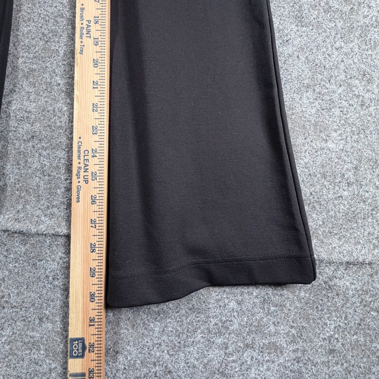 Chico’s So Slimming Ultra Flare Dress Pants Womens 15 Black Flat Front Classic