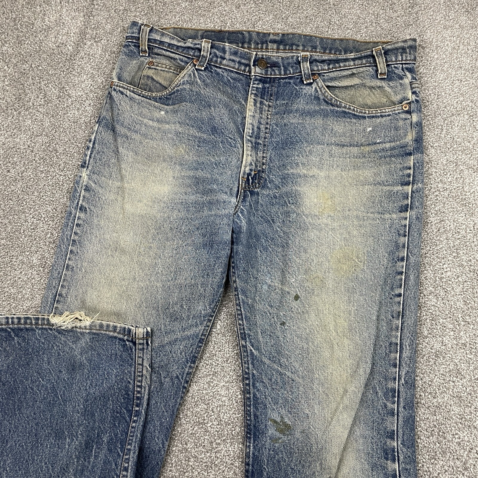 Levi’s 517 Bootcut Jeans Men 38×31 (Fit 37×31) Orange Tab USA 1992 Cowboy Work
