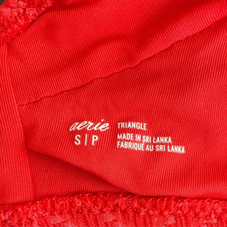 Aerie Vibrant Red Bikini S/M