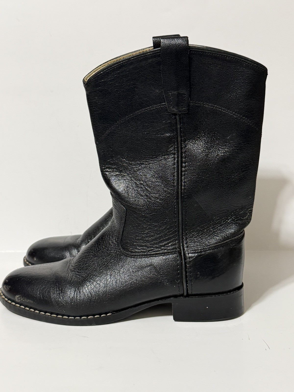 Youth Black A Jama Product Cowboy Boots sz 4 4110 040