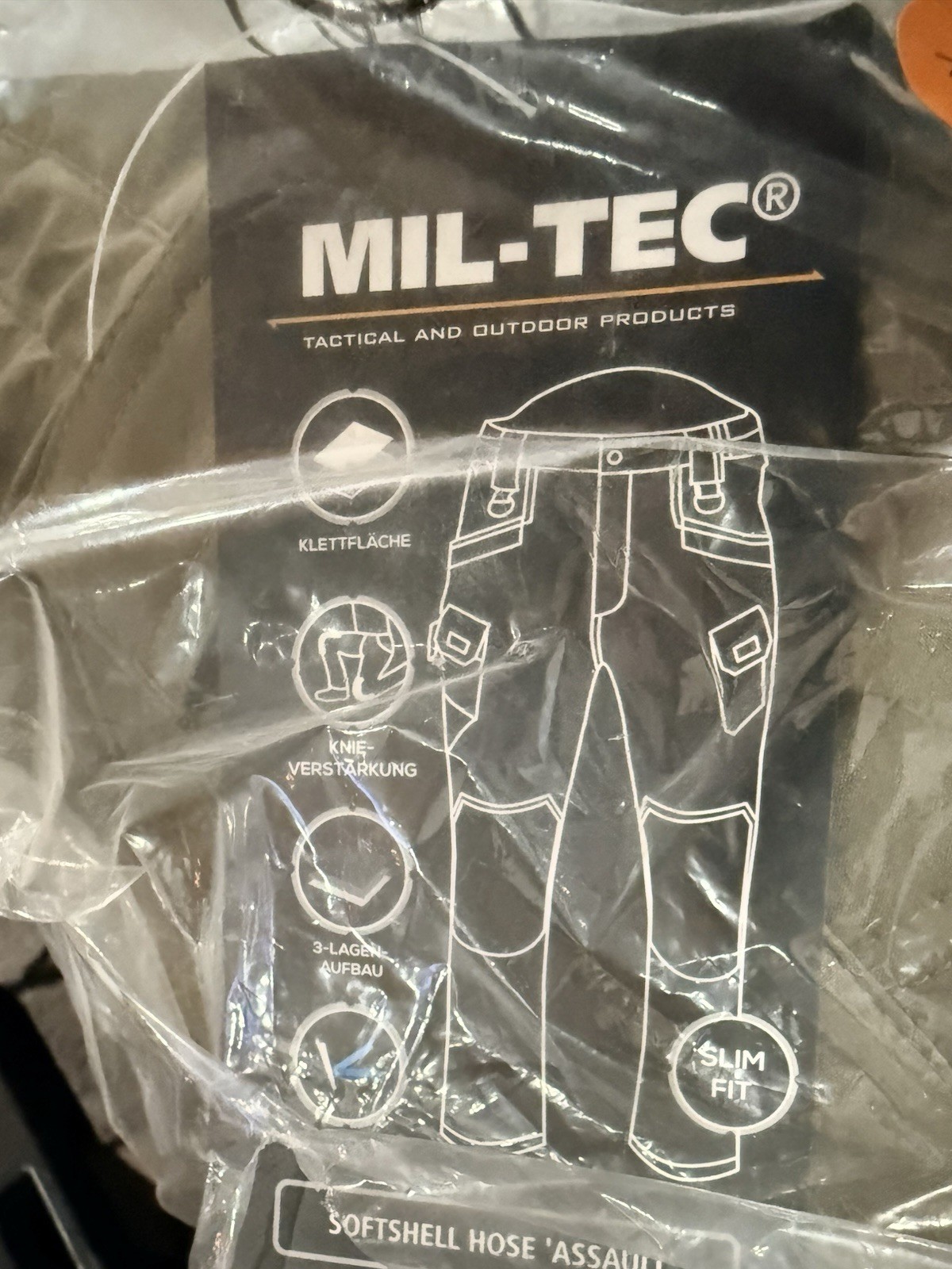 Mil-Tec Assault Softshell Pants Outdoor Tactical – Ranger Green – Size XL – NWT