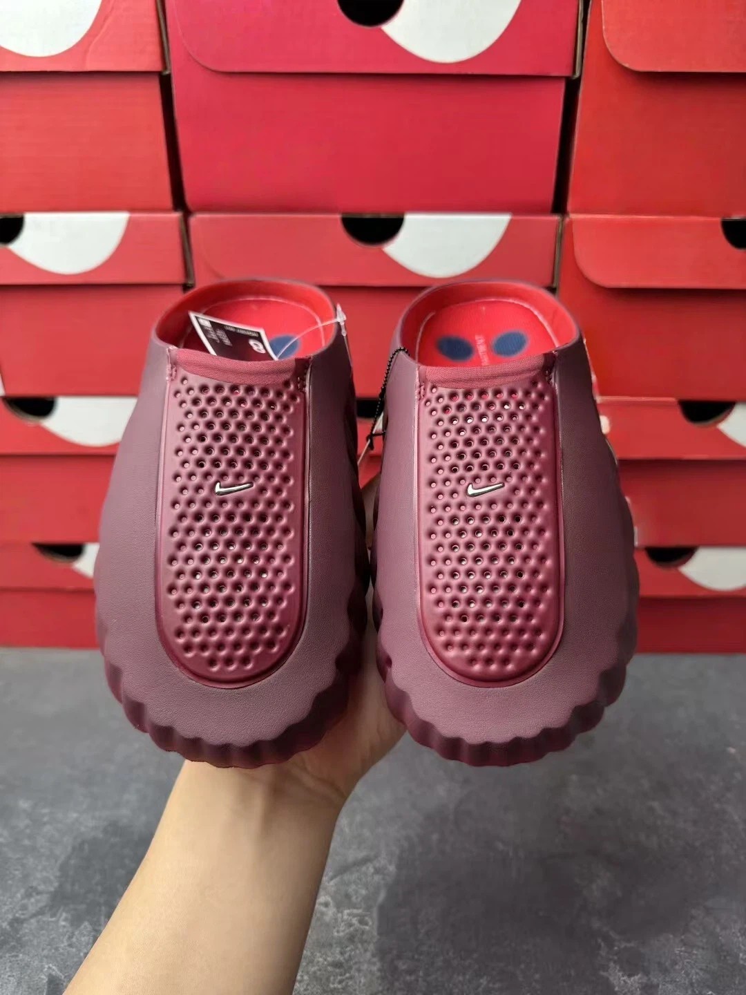 Mind 001 Mules” — University Red (Women’s) — Runs small; please choose your size