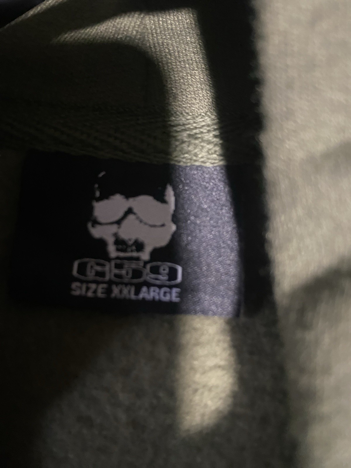 G59 Records Grey Five Nine Saint Battle Hoodie XXL Size G59ROSHOODBLK-XXL GREEN