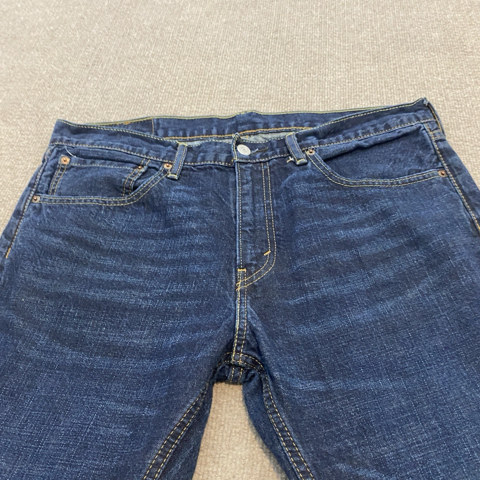 Levis 527 Jeans Mens 36×32 Blue Bootcut Western Denim Rockabilly Cowboy Boots