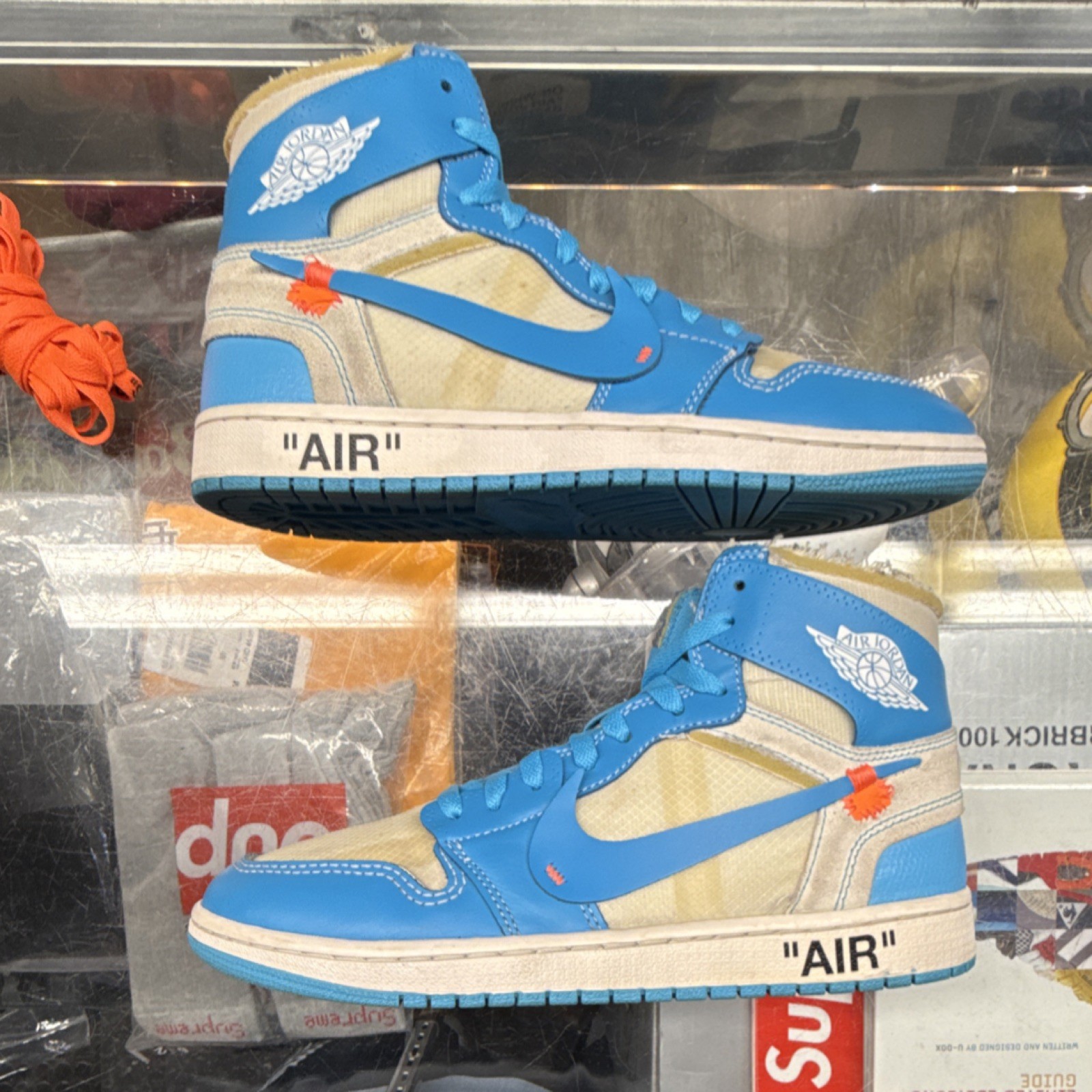 Off-White x Air Jordan 1 High Top UNC – 9.5 no box