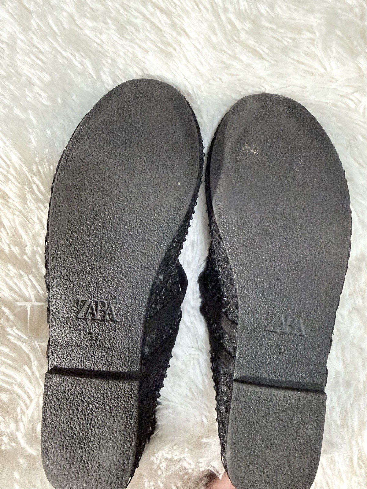 Zara Rhinestone Mary Jane Flats