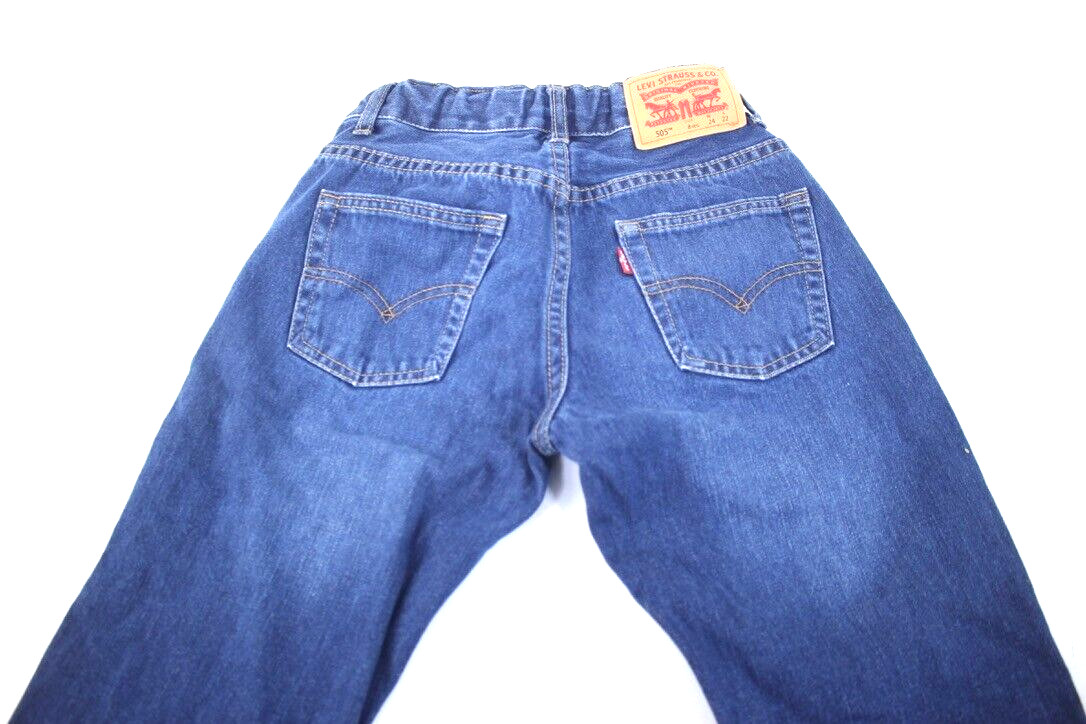Levi’s 505 Boy’s 8 REG (24W x 22L) Regular Straight Denim Jeans #C507
