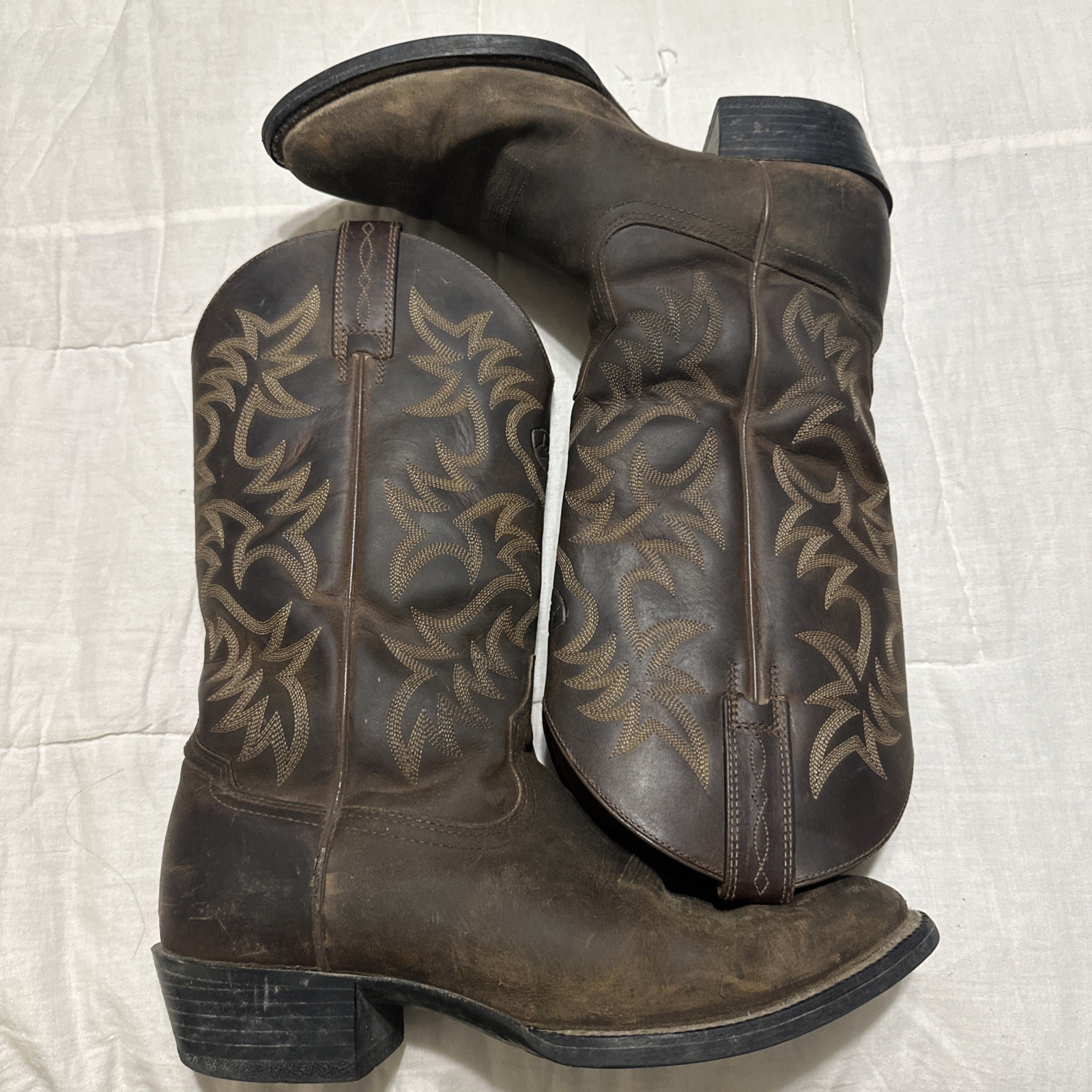 Ariat Women’s Leather Boots Size 7.5D Brown Western Boot #34725