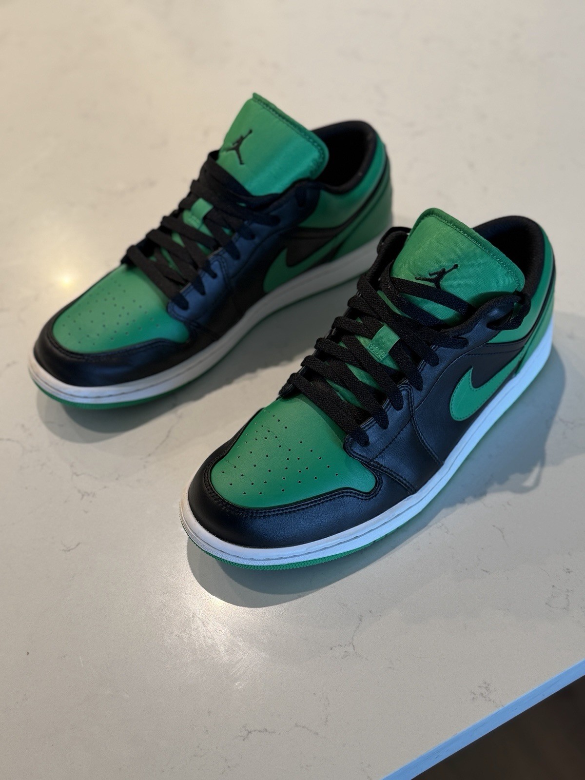 Air Jordan 1 Low ‘Black Lucky Green’ Size 12
