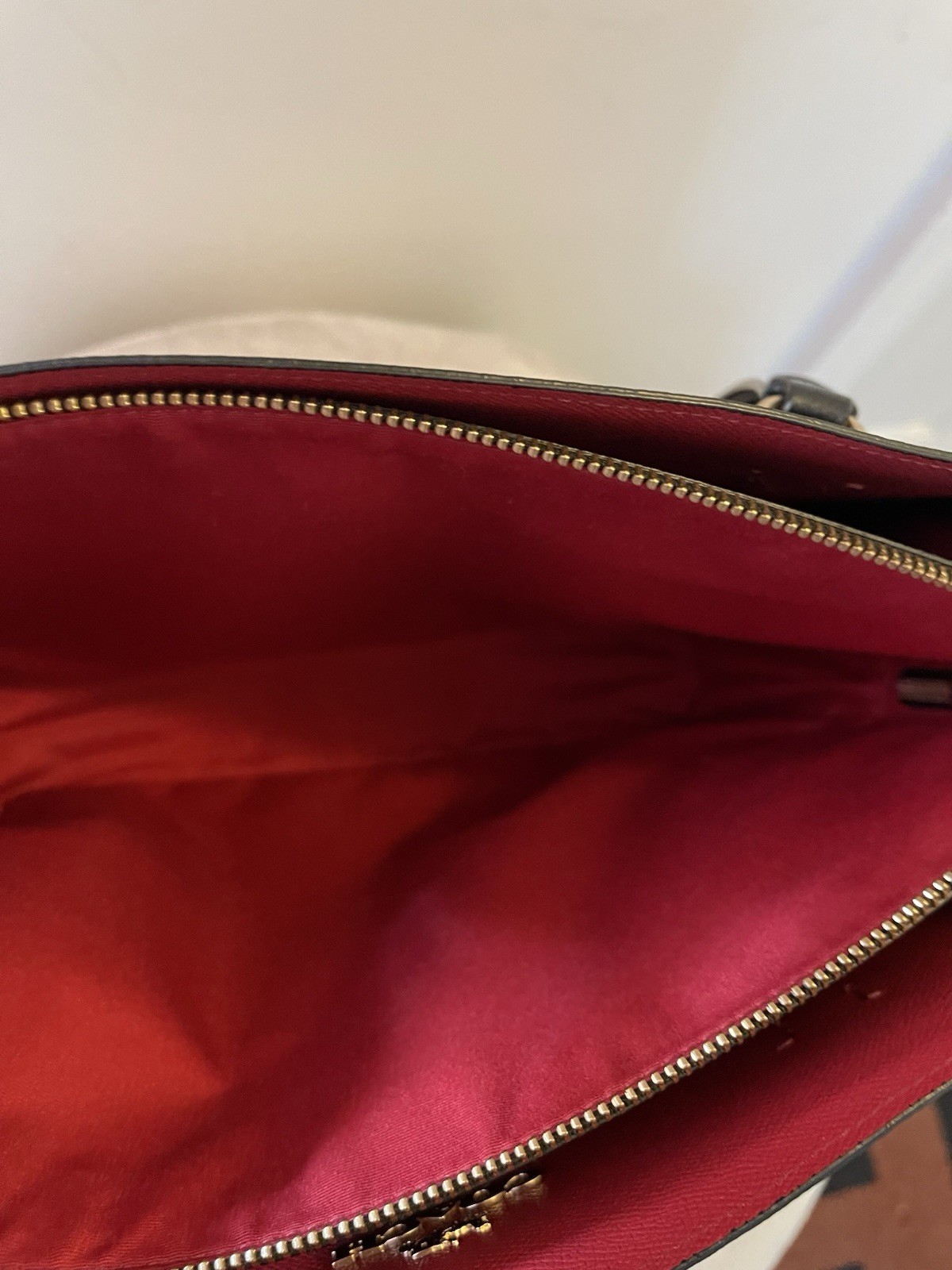 👜Coach Brown Coated Canvas Signature Tatum Tote Large Size-Style #C4075👜