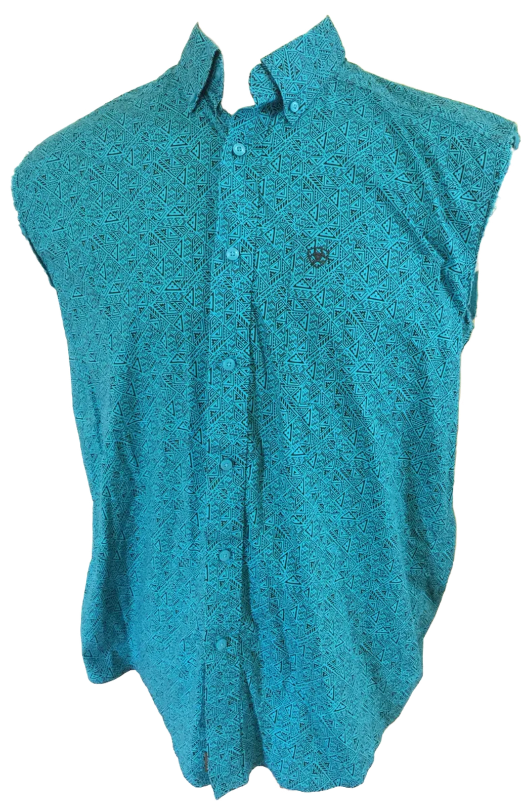 ARIAT Western Shirt Button Front Men 10030606 Kadewater Large – See Details