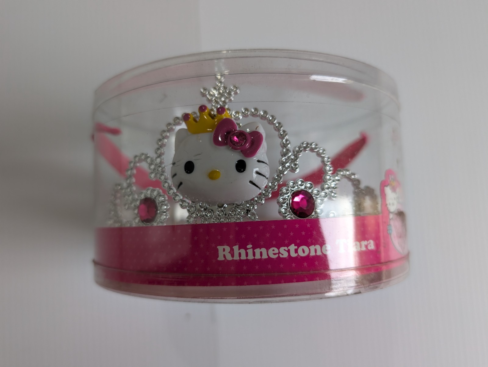 Hello Kitty Rhinestone Tiara Headband Princess Crown Sanrio Pink Girls Costume