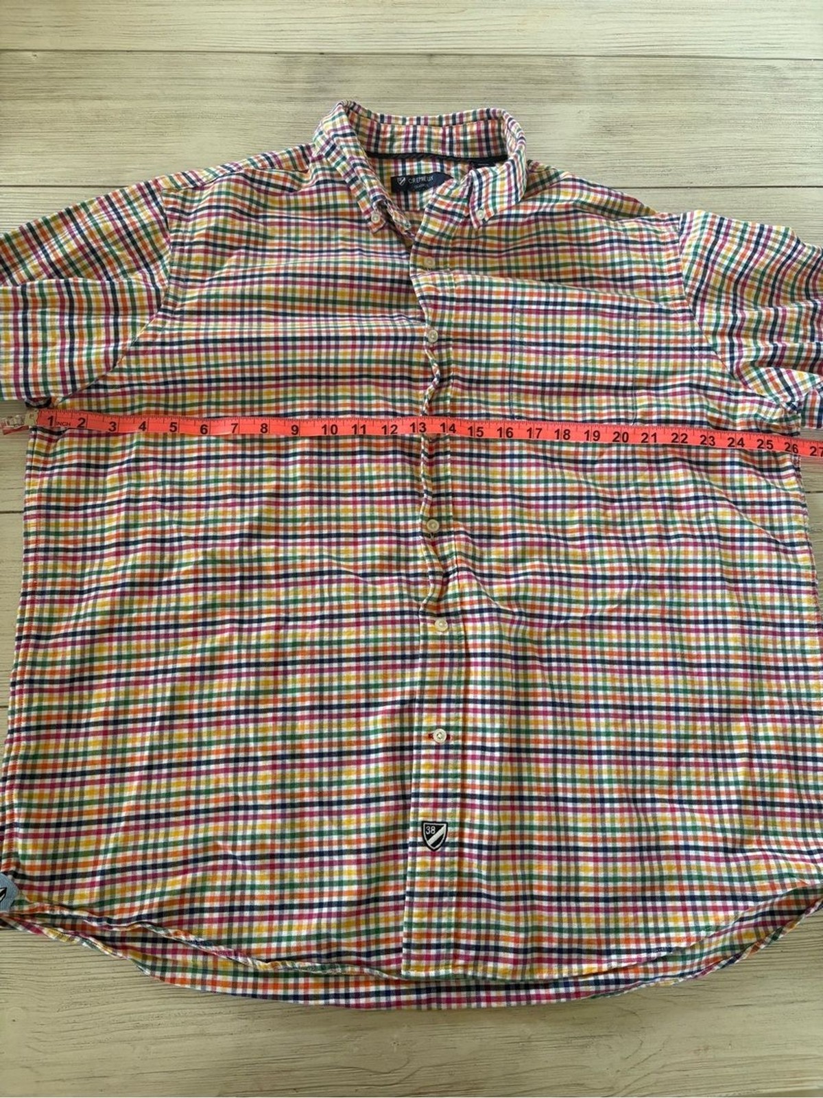 Cremieux Classics Men’s Multicolor Plaid Cotton Button-Down Shirt | Size XL