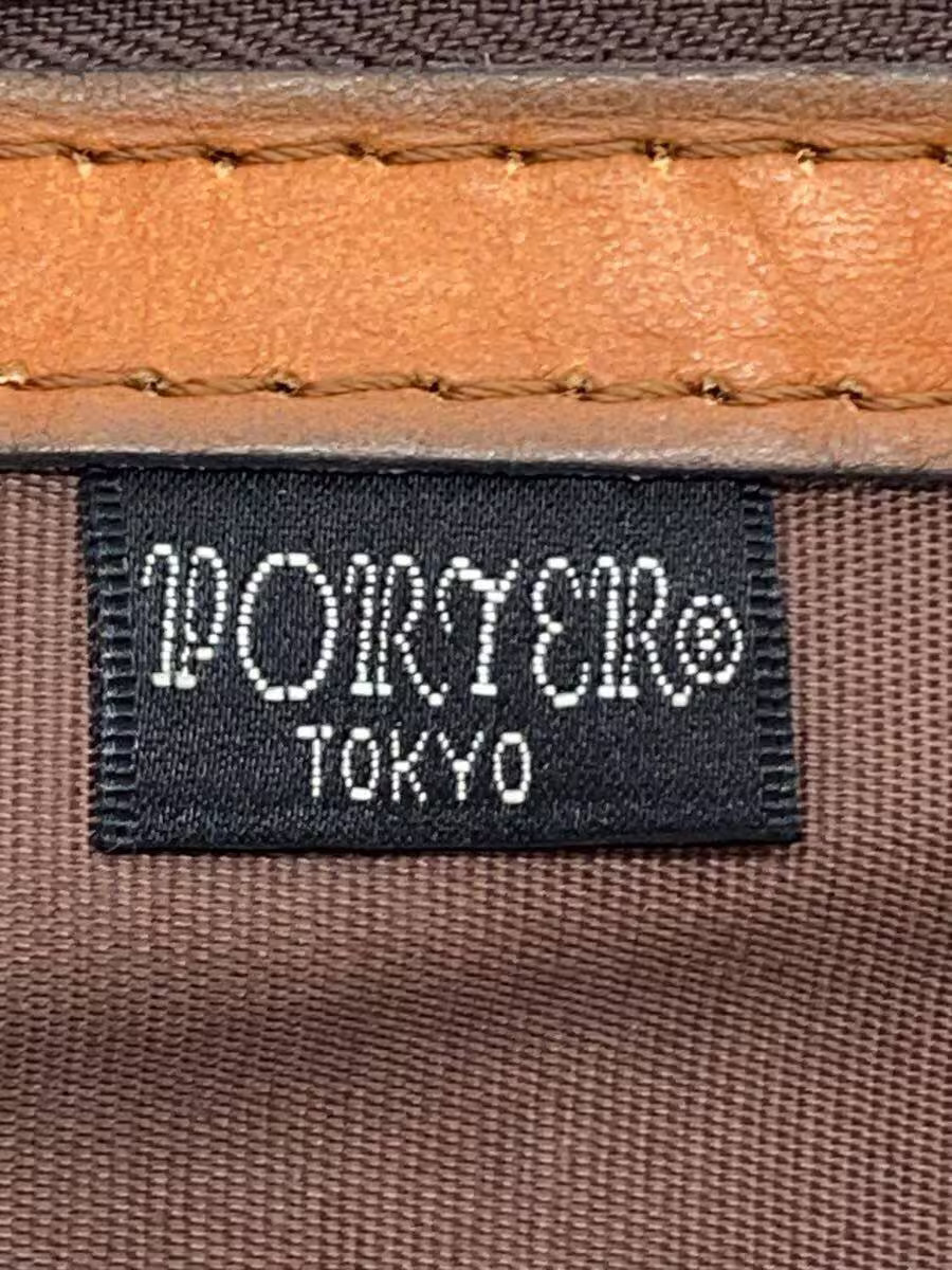 PORTER Shoulder Bag Leather BRW 3WAY
