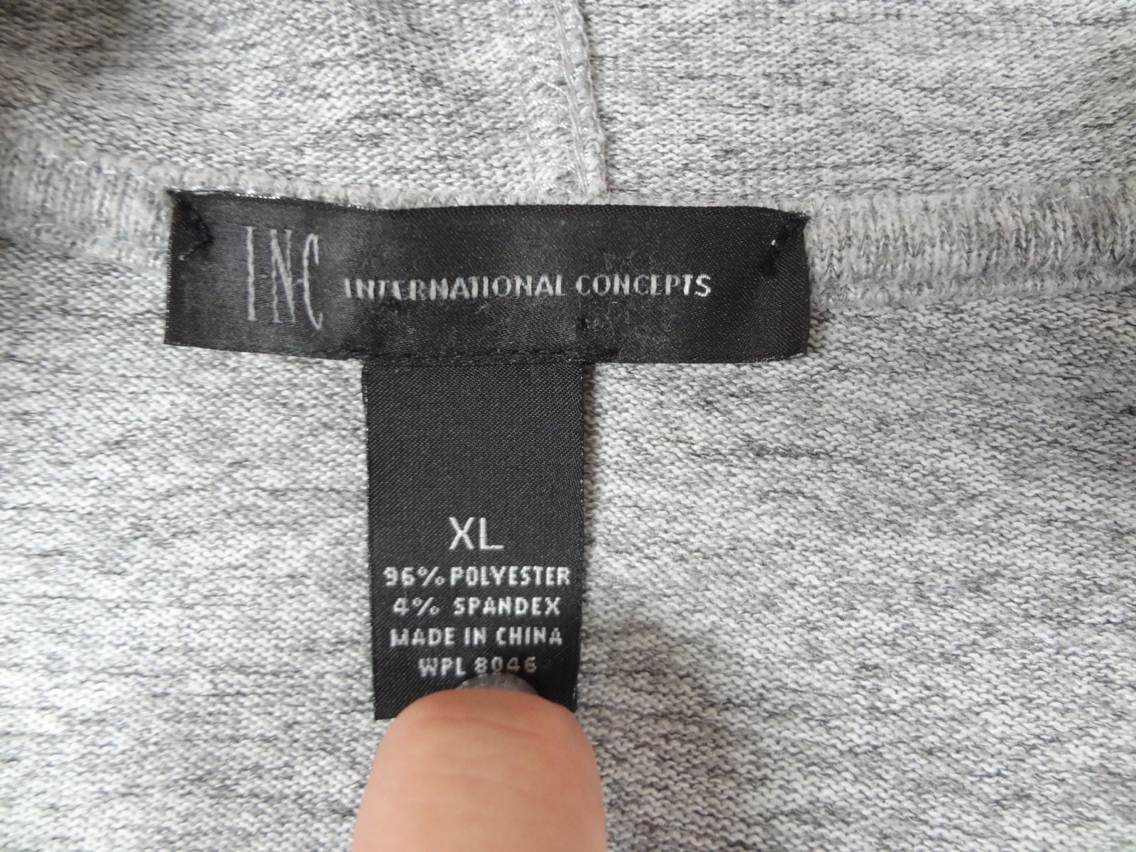 INTERNATIONAL CONCEPTS LIGHTWEIGHT OPEN FRONT SWEATER CARDIGAN JACKET XL L165