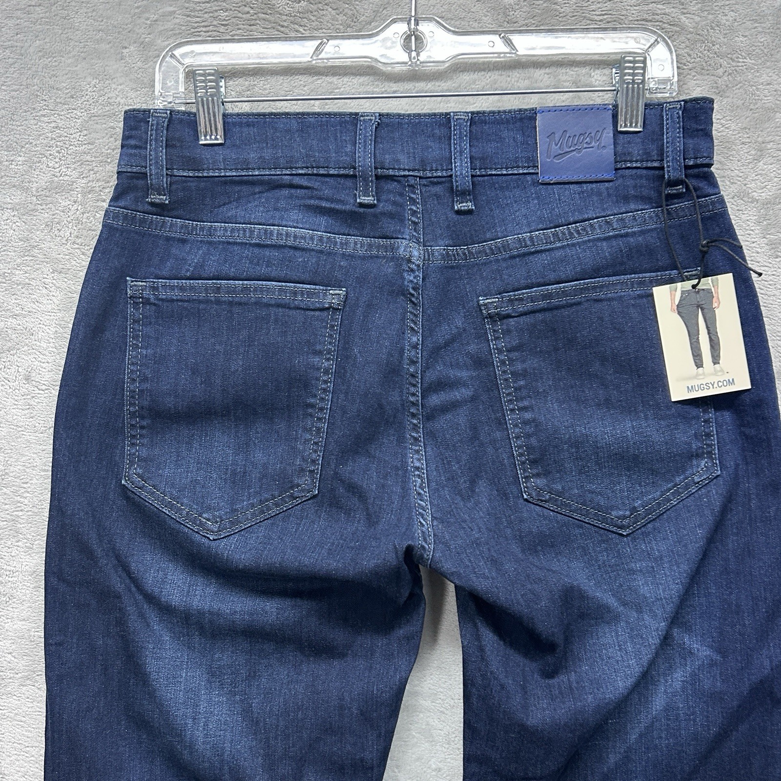 Mugsy Fultons Jeans Men’s 32×34 Blue Denim Stretch 5-Pocket Casual FLX3NFU.