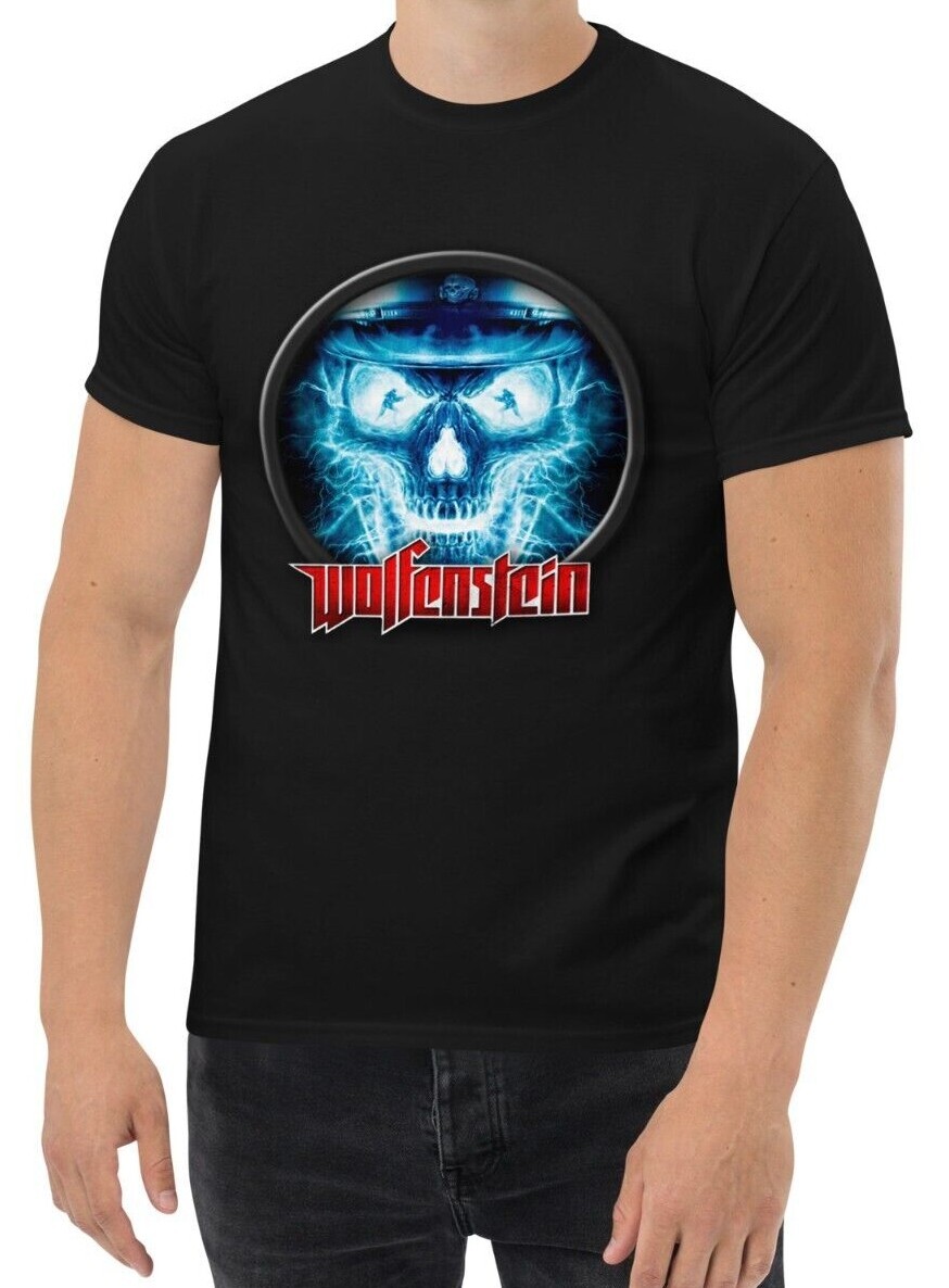 New Vintage Retro Wolfenstein Game Men’s T Shirt S-3XL Assorted Colors