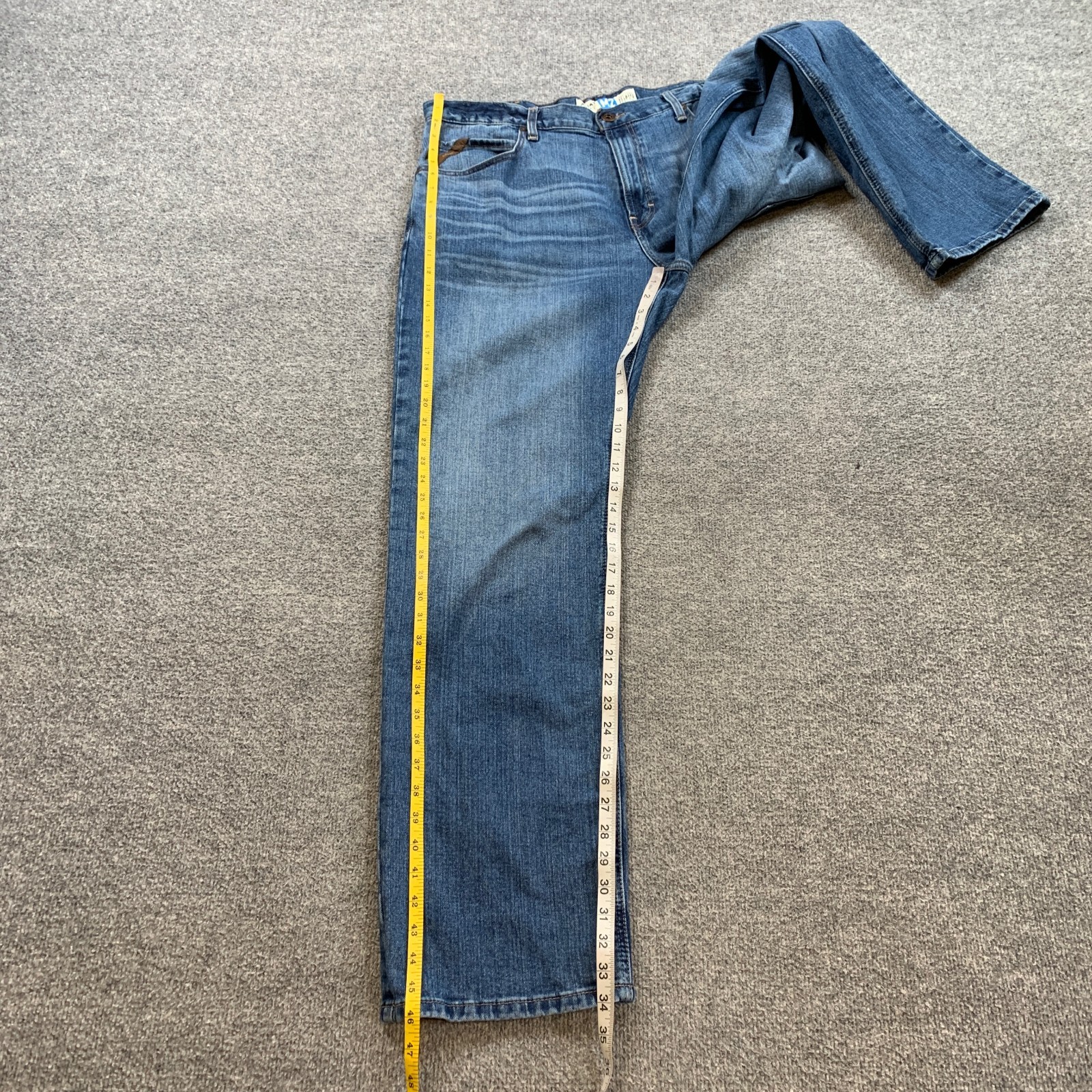 Ariat Jeans Mens 38 Blue M2 Traditional Relaxed Legacy Bootcut Stretch Denim