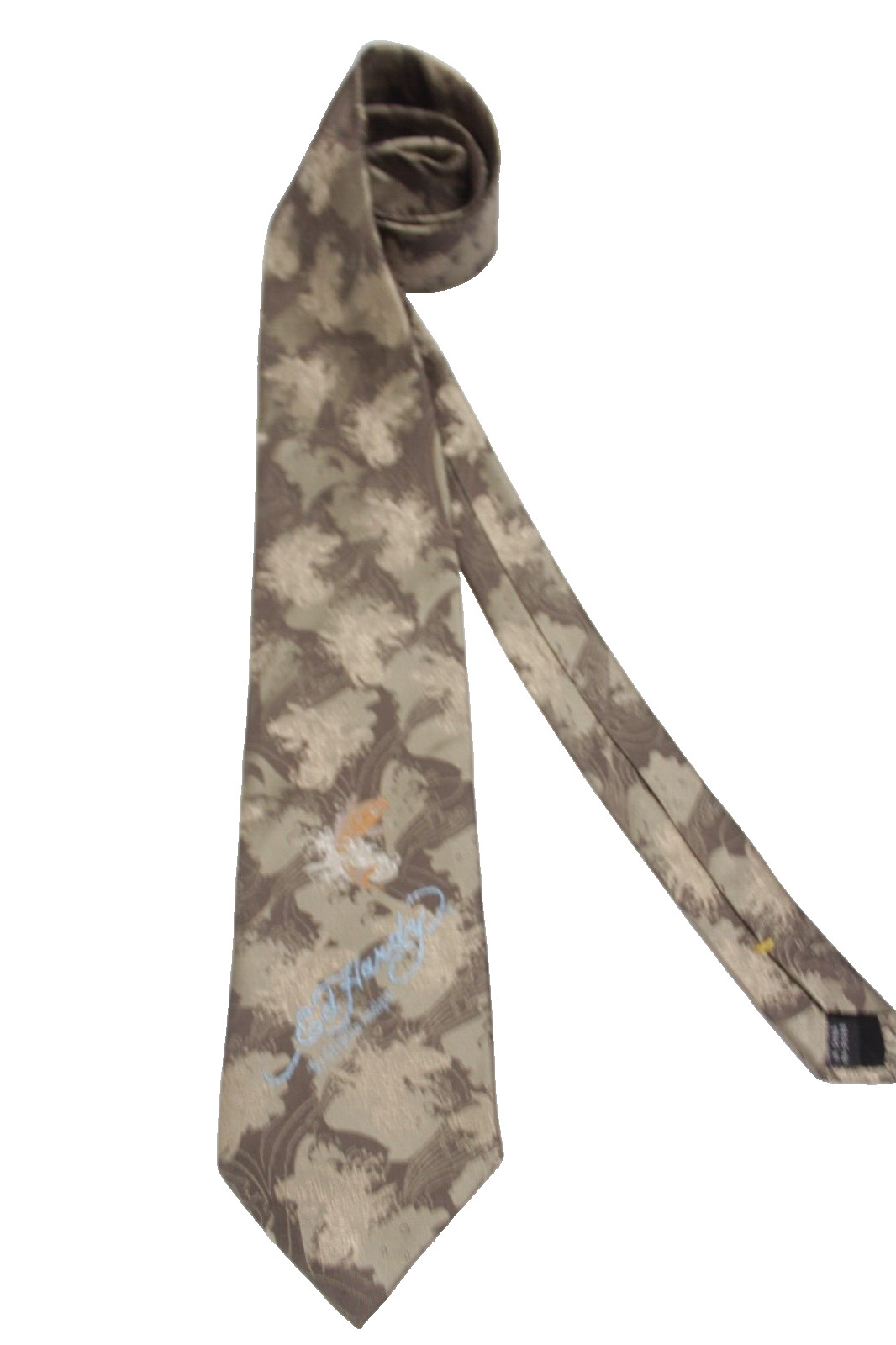 46 ) ED HARDY MEN’S TIE 100% SILK MADE IN CHINA