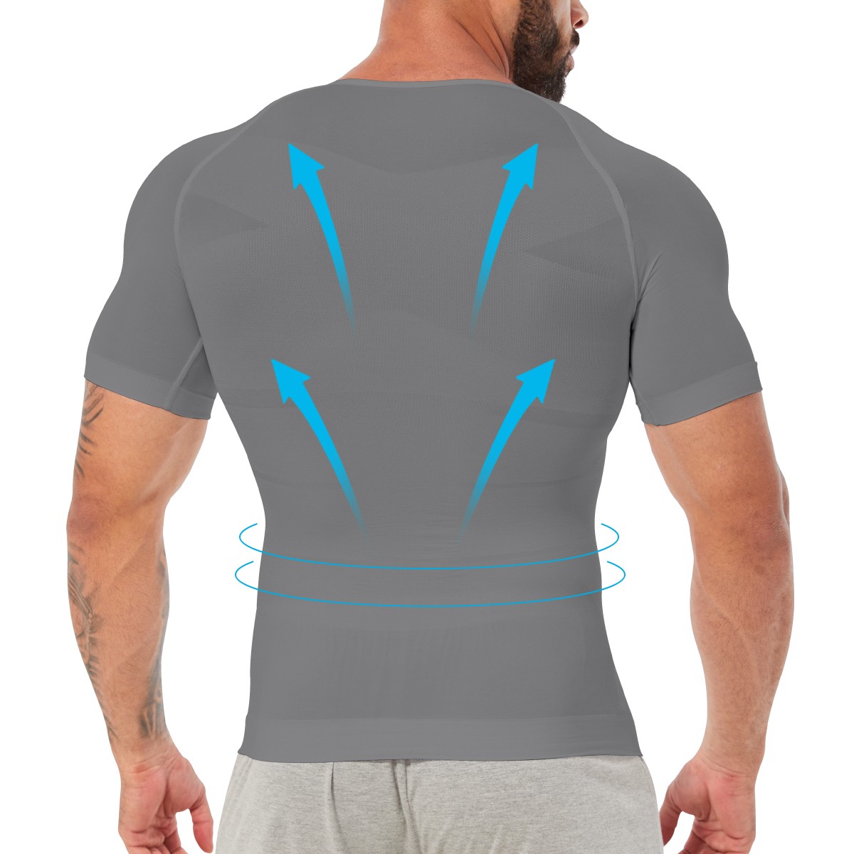 Men Body Shaper Slim Tummy Control Compression Shapewear Spors Workout Tank Top